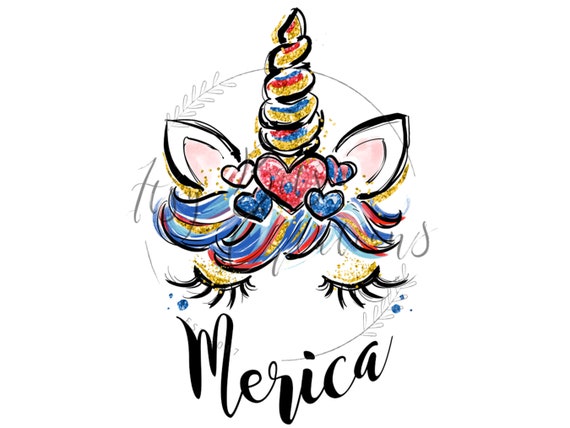 4th of July Unicorn, png for sublimation. Independence Day png, unicorn png, digital download.