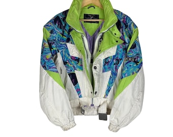 FABLICE Sports Ski Wear Racing Jacket : White Colour, (size L) - Etsy