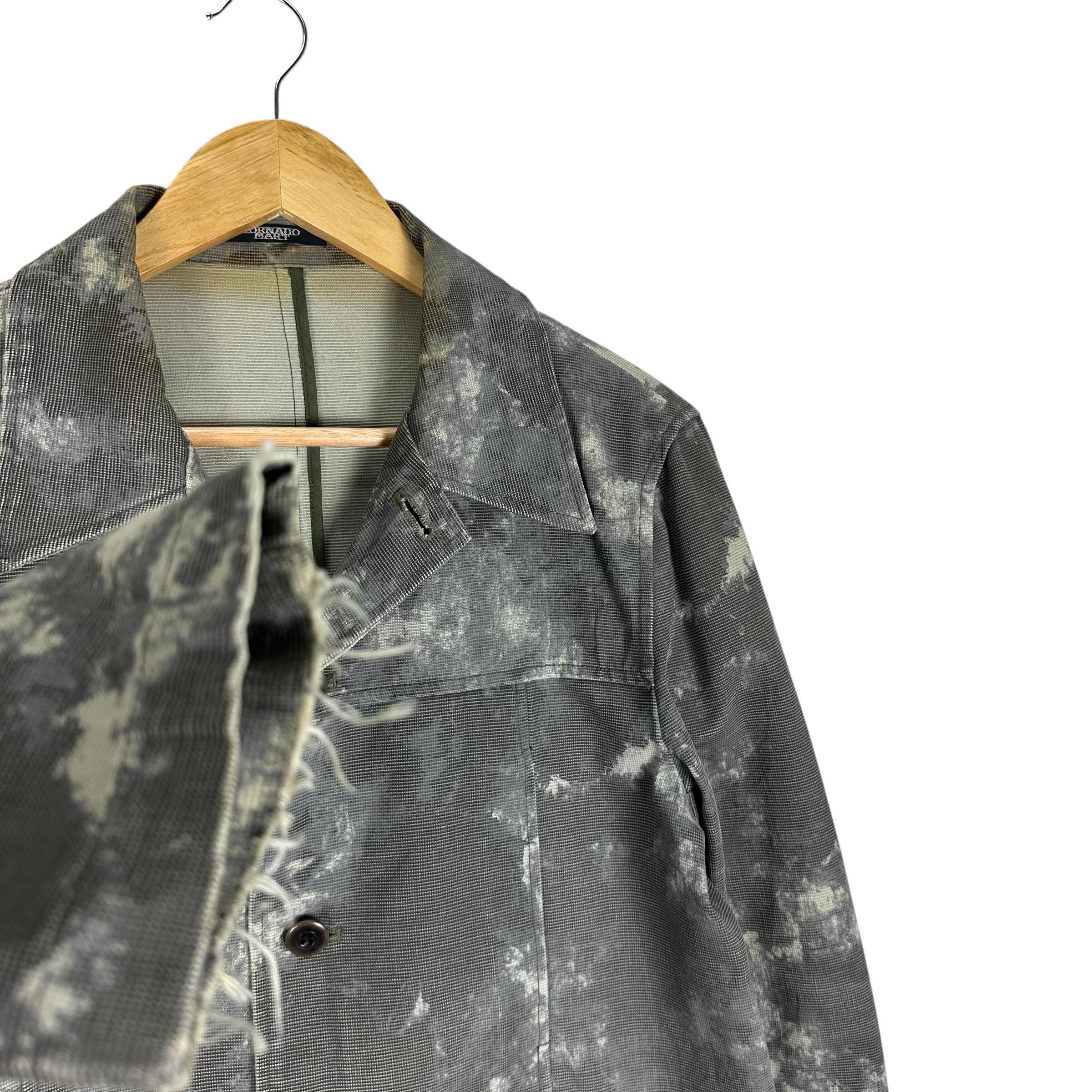 Vintage Tornado Mart Tie Dye If Six Was Nine Jacket: Grey , Size M