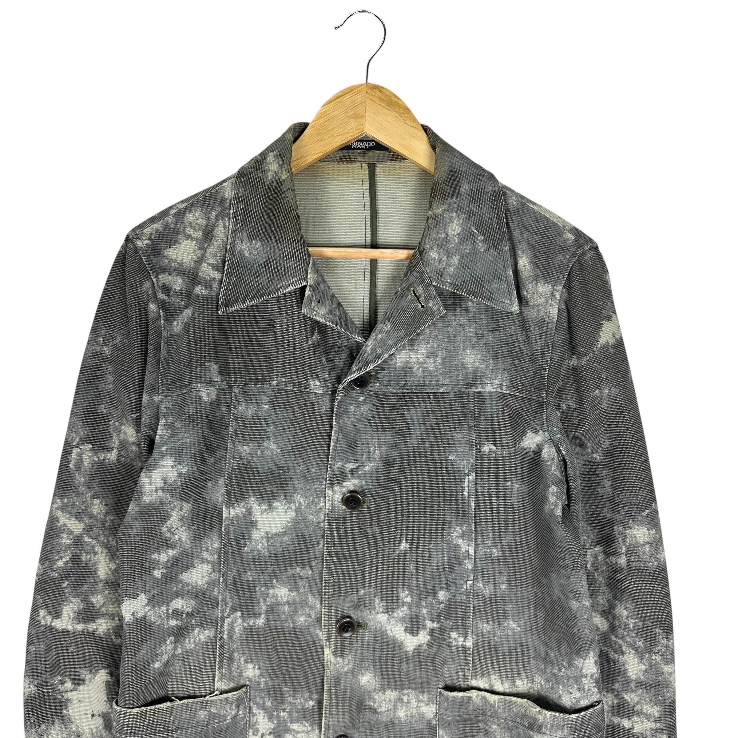 Vintage Tornado Mart Tie Dye If Six Was Nine Jacket: Grey , Size M