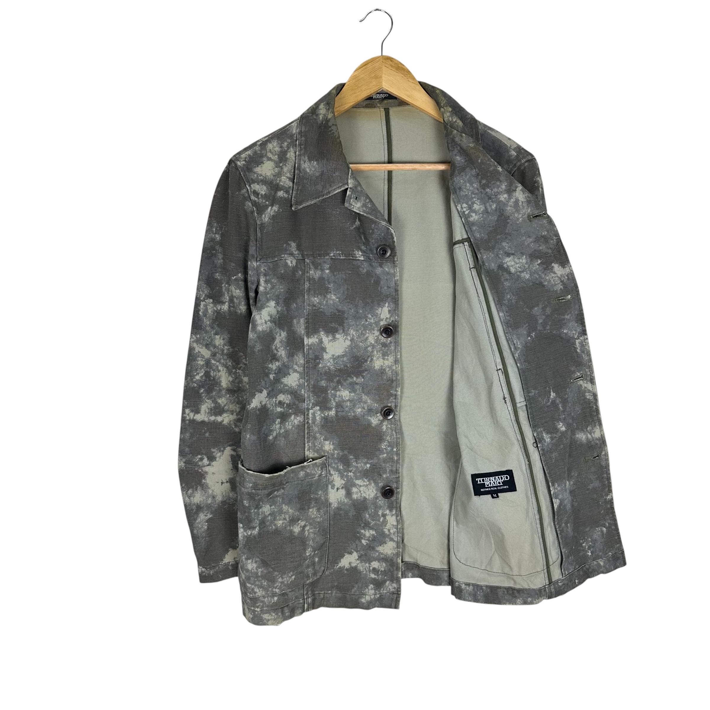 Vintage Tornado Mart Tie Dye If Six Was Nine Jacket: Grey , Size M