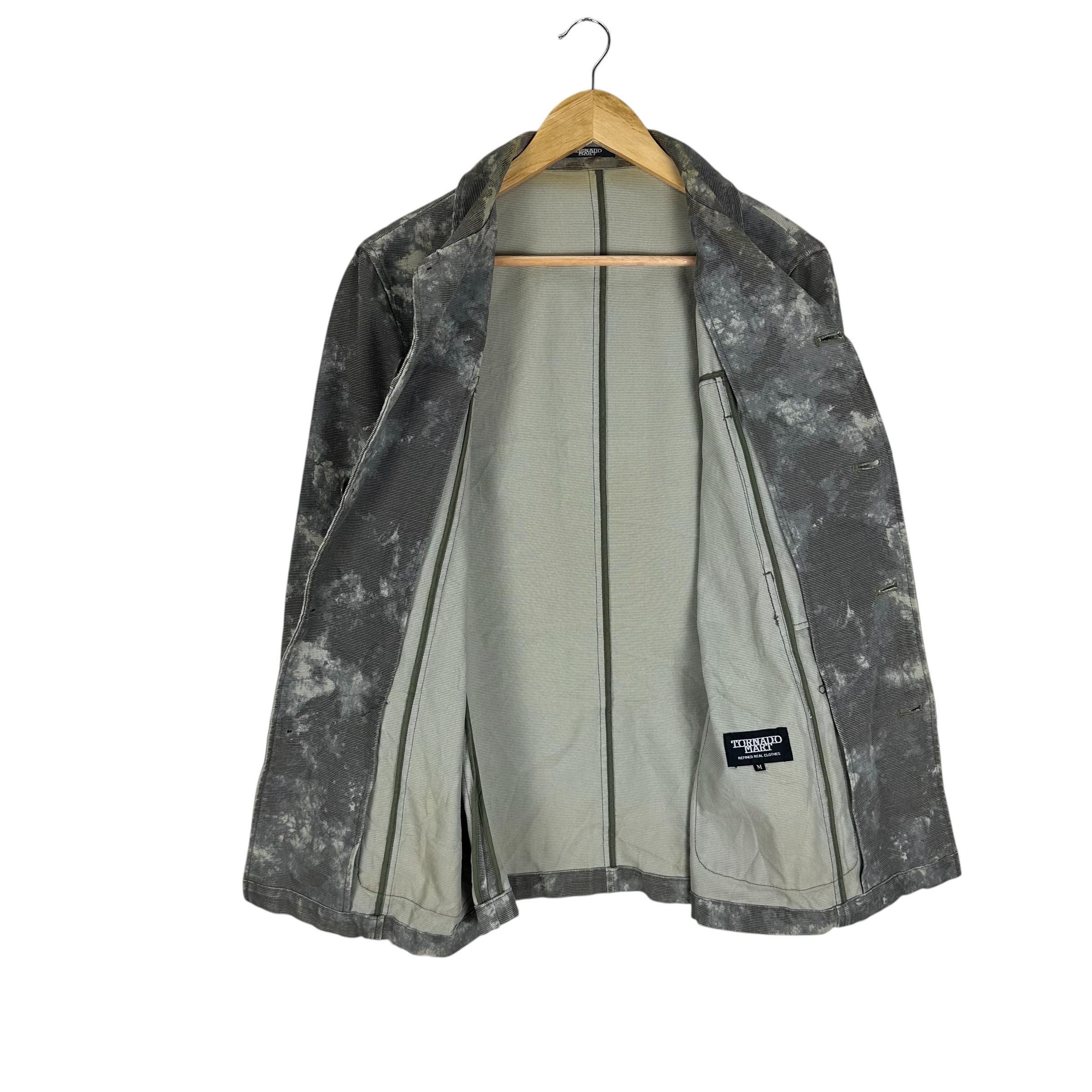 Vintage Tornado Mart Tie Dye If Six Was Nine Jacket: Grey , Size M