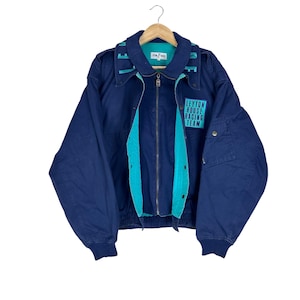 Leyton House Racing Team ジャケット Lサイズ ネイビー Leyton House Jacket - Etsy
