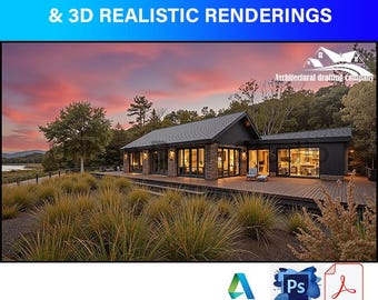 Servicios de conversión de bocetos 2D a imágenes renderizadas en 3D. / Dibujo técnico con AutoCAD, planos de planta personalizados, conversión de bocetos a CAD, conversión de PDF a CAD.