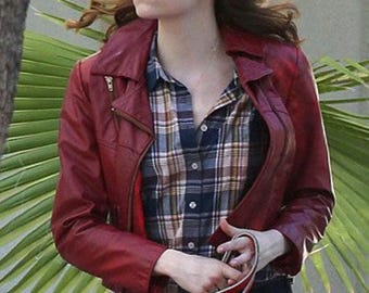Women’s Fashion Leather Jacket – Tailored Slim Fit – Handmade Premium Coat
