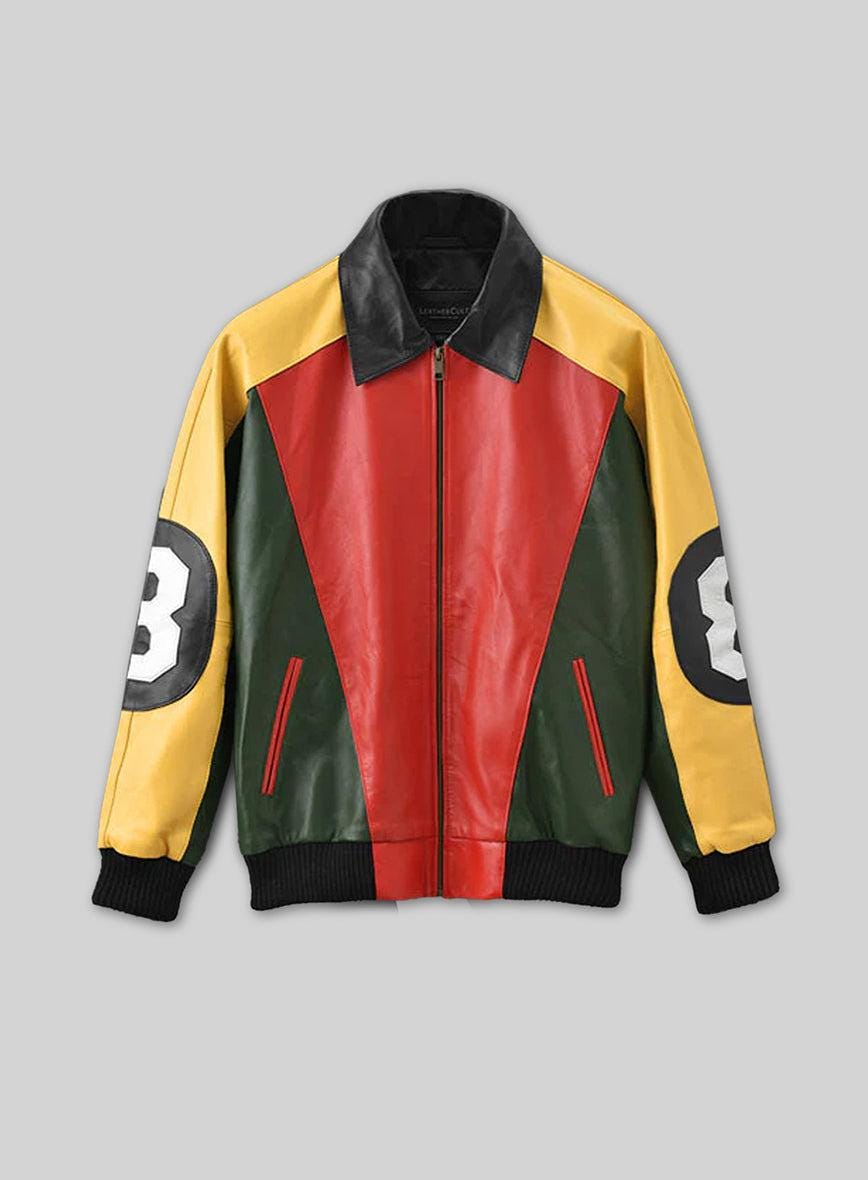 ジャケット・アウター Vintage Leather Jacket Italy BALL BASIC 8 Ball Leather Jacket - Etsy