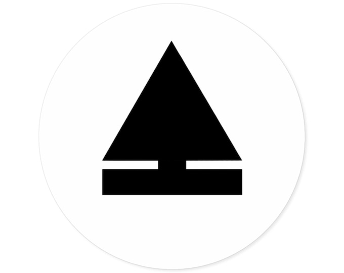 Individual Wearing Hoody with Arms Open Logo| Sticker