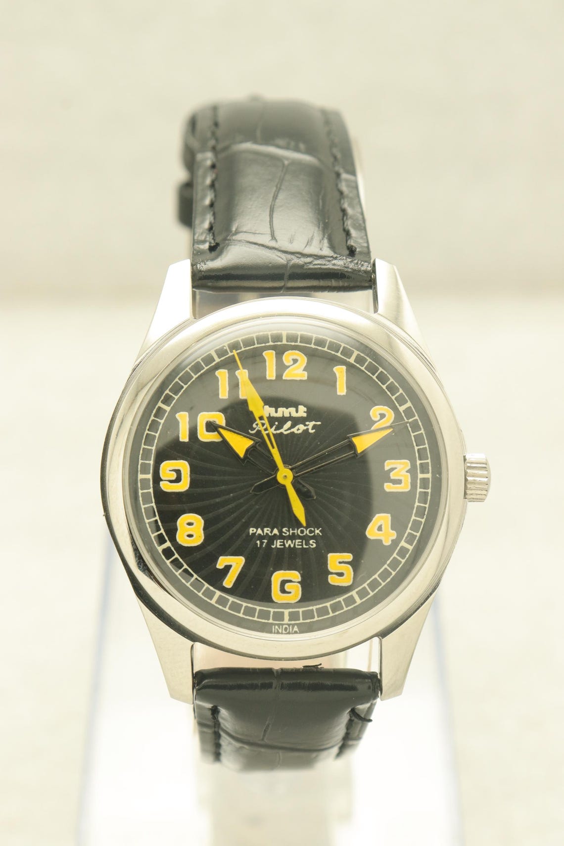 Vintage HMT Pilot Manual Winding Men's Wristwatch., foto 1 di 5
