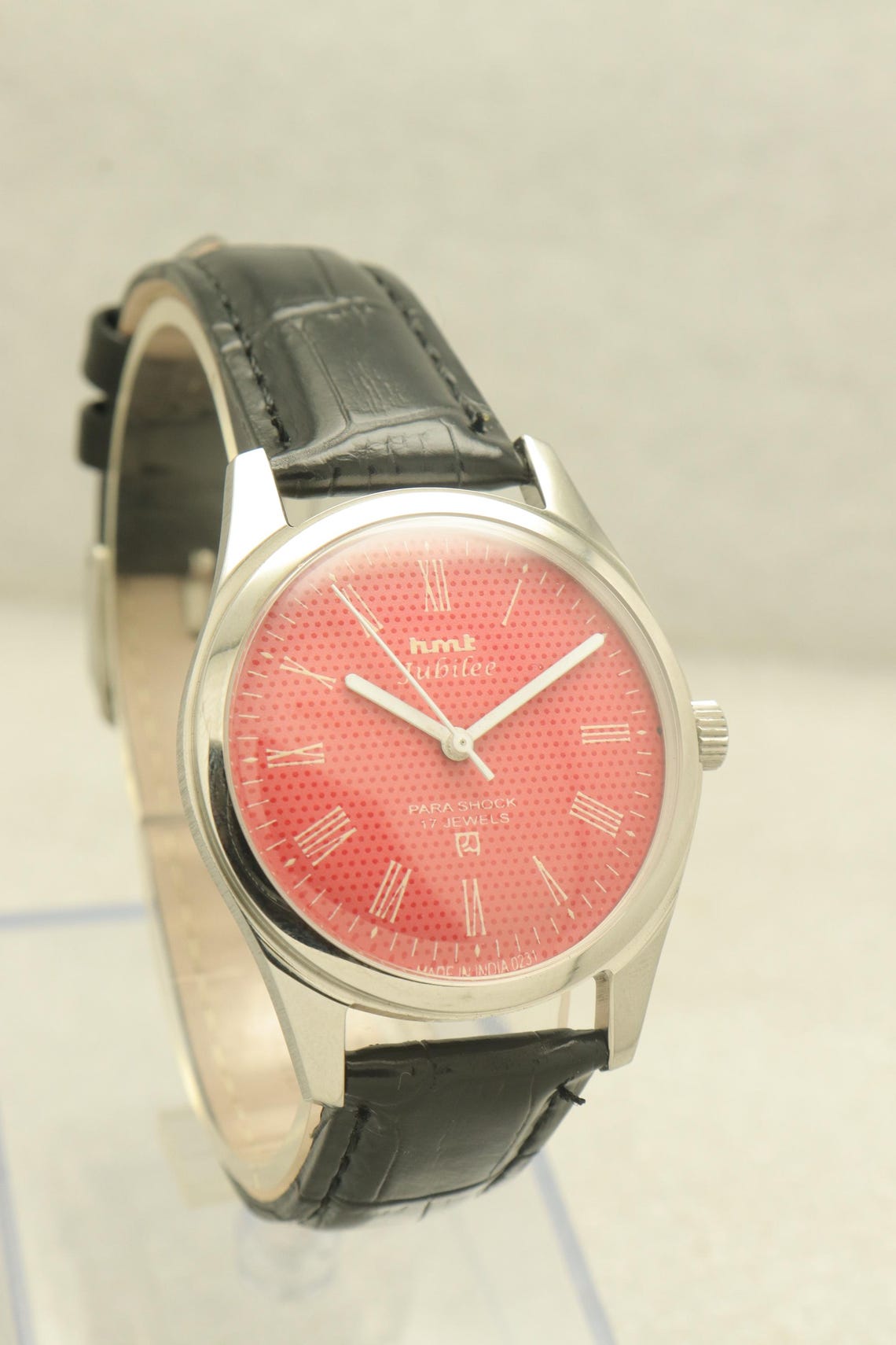 Vintage HMT Jubilee Manual Winding Men's Wristwatch., foto 2 di 5