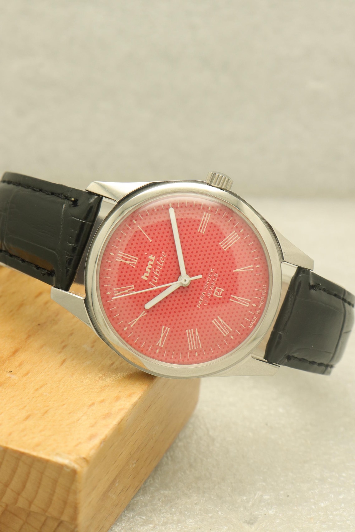 Vintage HMT Jubilee Manual Winding Men's Wristwatch., foto 4 di 5