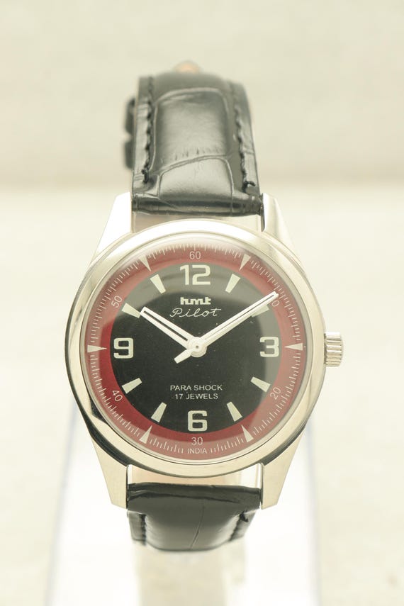 Vintage HMT Pilot Manual Winding Men's Wristwatch.