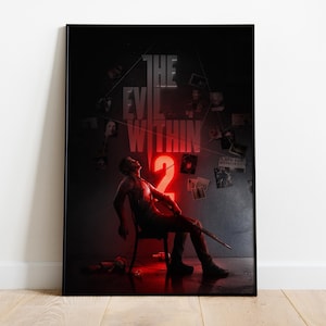 The Evil Within Poster | Game Wall Art | Gamer Room Decor | Matte Paper