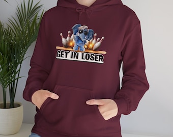 Get In Loser hoodie | Pug with sunglasses graphic