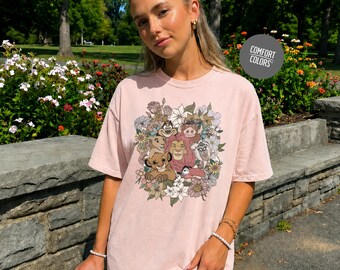 Retro Lion King Comfort Colors Shirt Disney Floral Safari Women Boxy Tee Vintage Disney World Lion King Unisex Jersey Tank Top