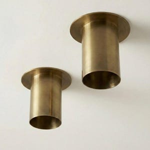 Mid Century Modern Brass Spotlight – Handmade Flush Mount Ceiling Light Fixture