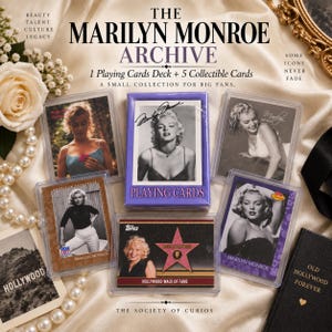 Marilyn Monroe Playing Cards - Etsy