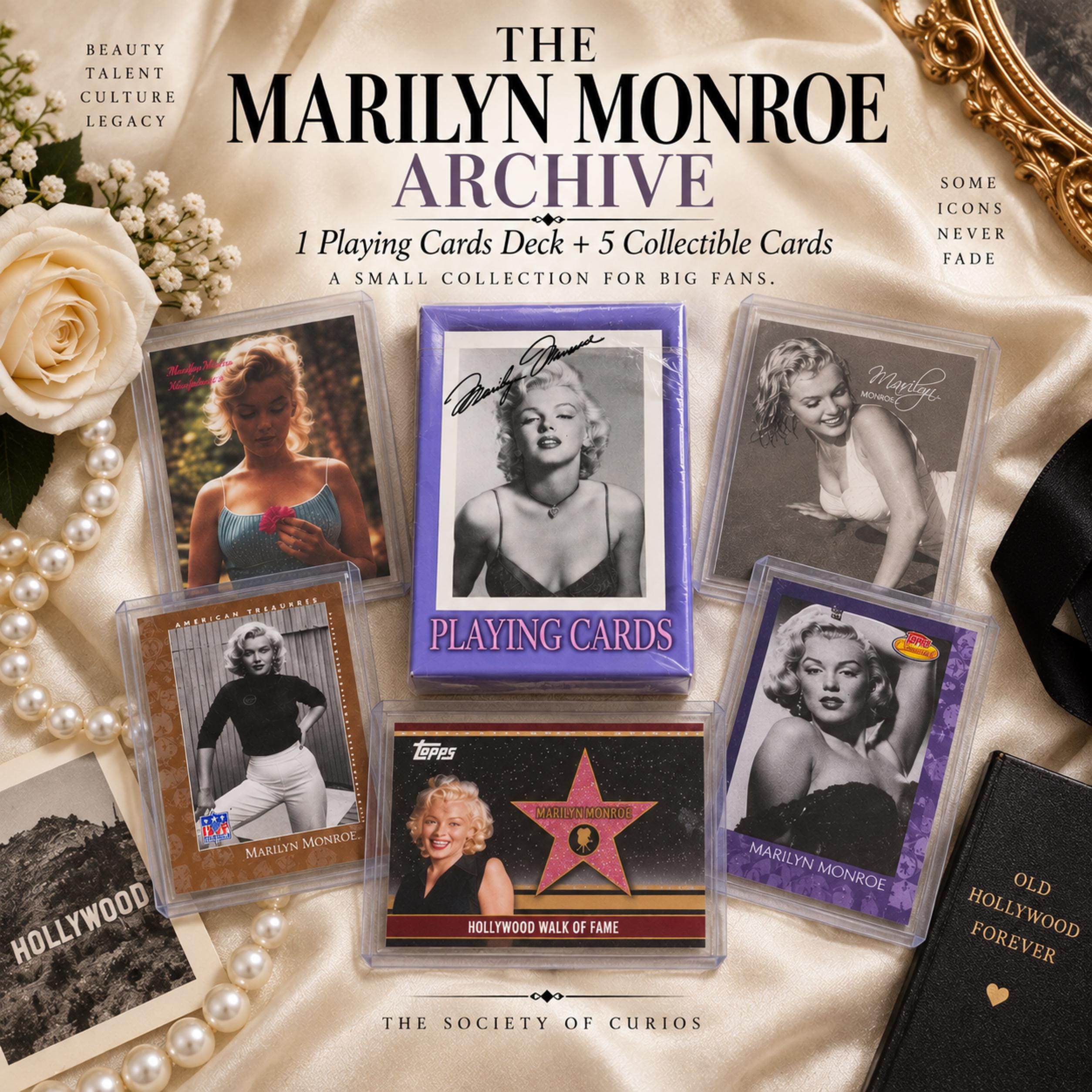 Marilyn Monroe Playing Cards - Etsy