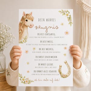 Votre témoignage authentique (à imprimer) | Affirmations pour les chevaux | Témoignage parental aimant | Téléchargement PDF imprimable A4 | Version « Moi et nous »