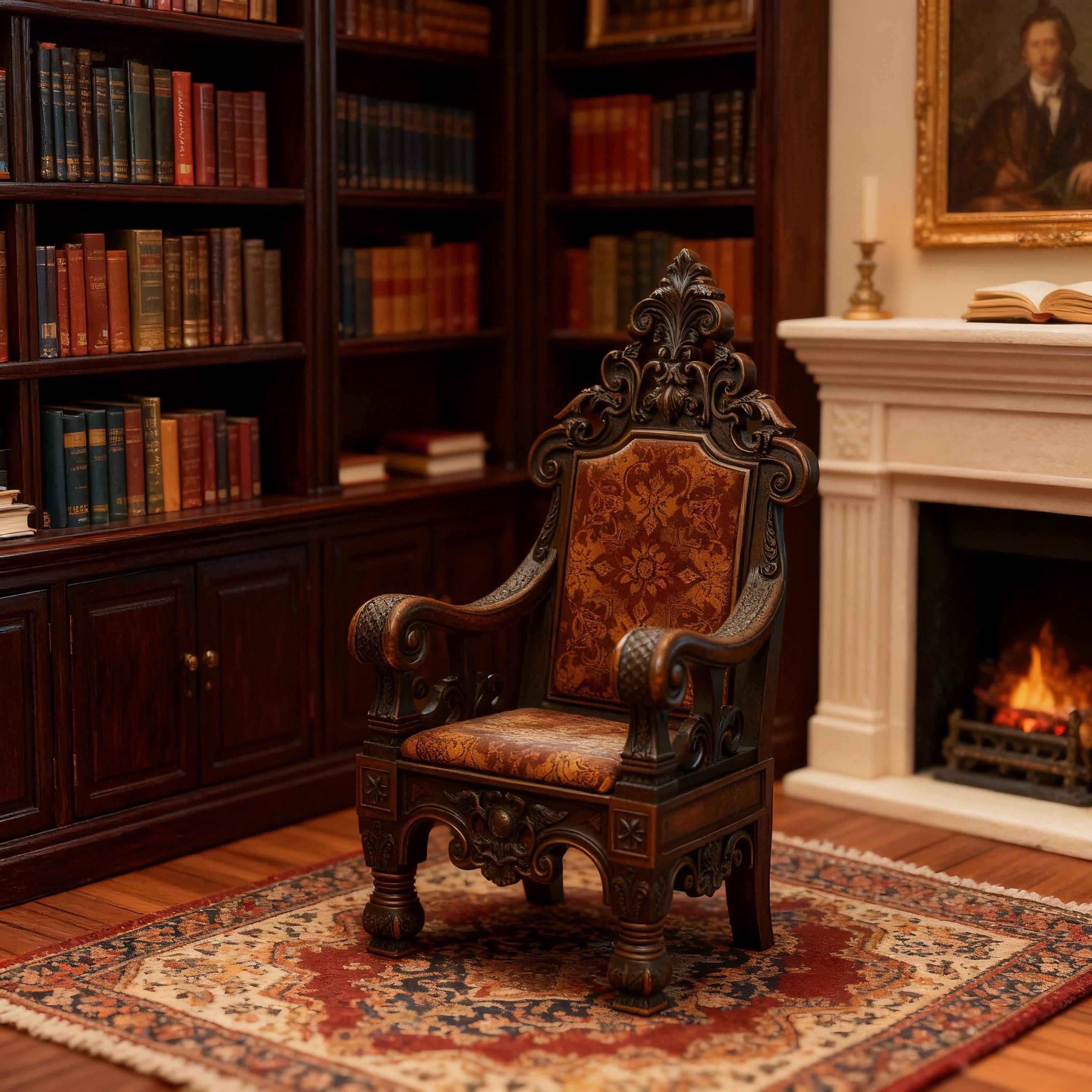 Carved vintage chairs - Etsy 日本