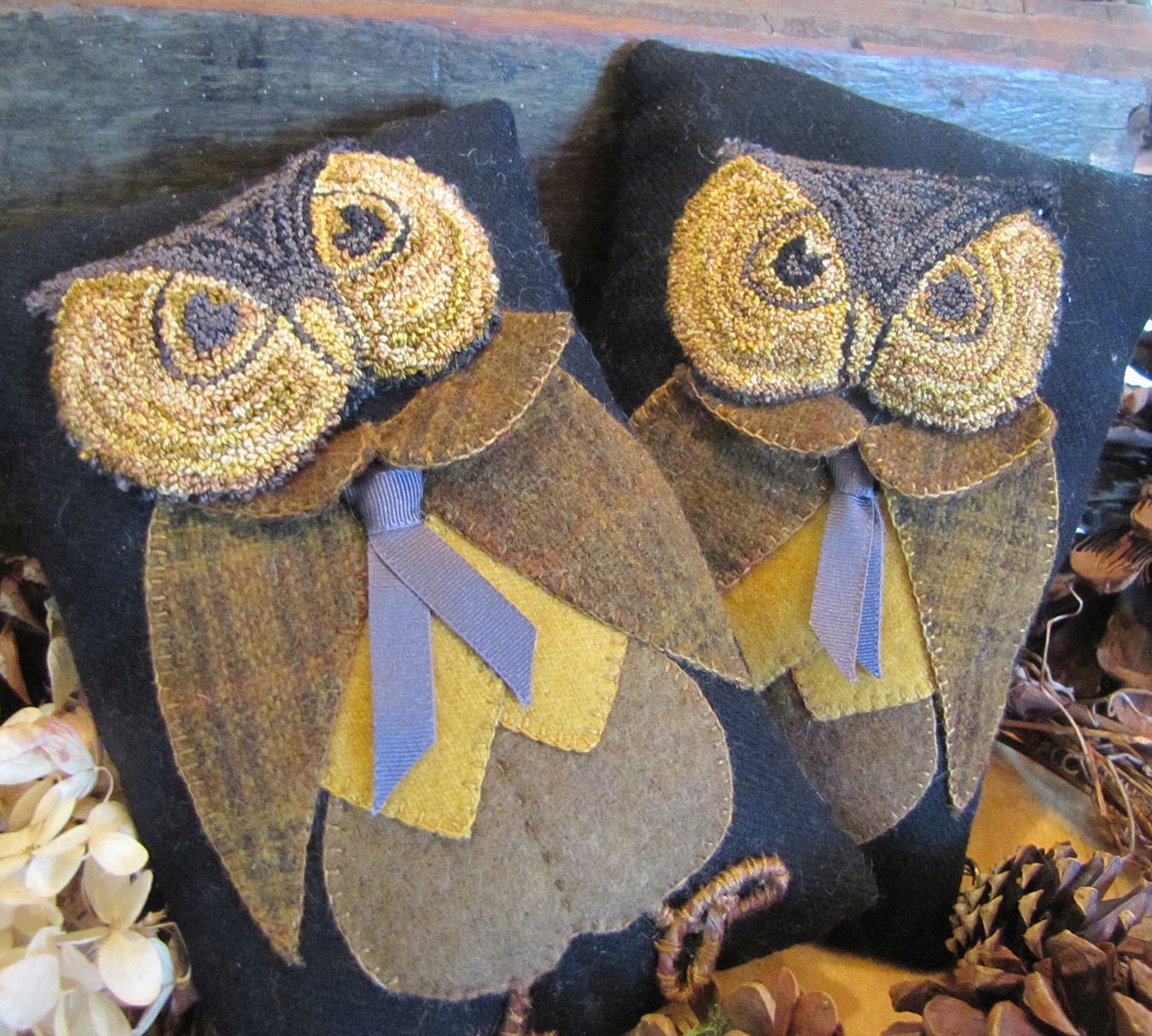 Primitive Punch Needle Wise Old Owl Pattern - Etsy