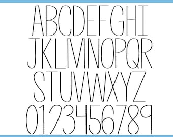 Bean stitch embroidery font | Etsy
