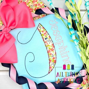 Muirgen Vintage Bean Stitch Applique Alphabet and Embroidery Font - Uppercase and Lowercase - BX Format Included