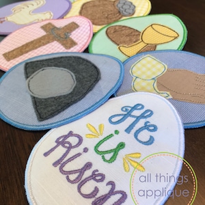 Easter Resurrection Story In-the-Hoop Easter Embroidery Applique Design - Tell the Easter Story in 8 Days Tutorial Machine Embroidery Design