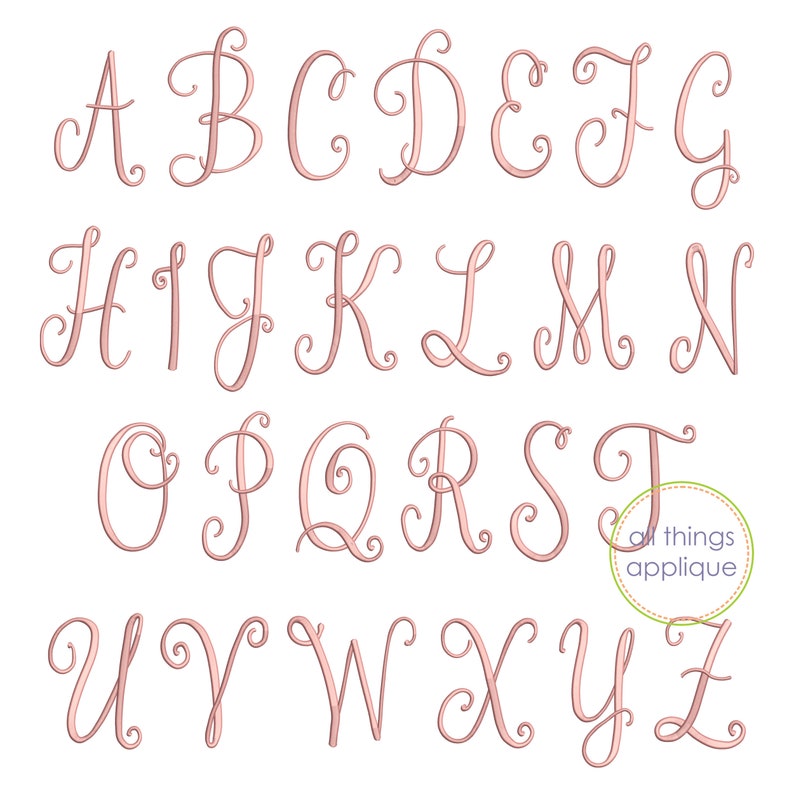 All Things Applique Girl Embroidery Design Monogram Embroidery Font and Rose Embroidery Frame for Machine Embroidery