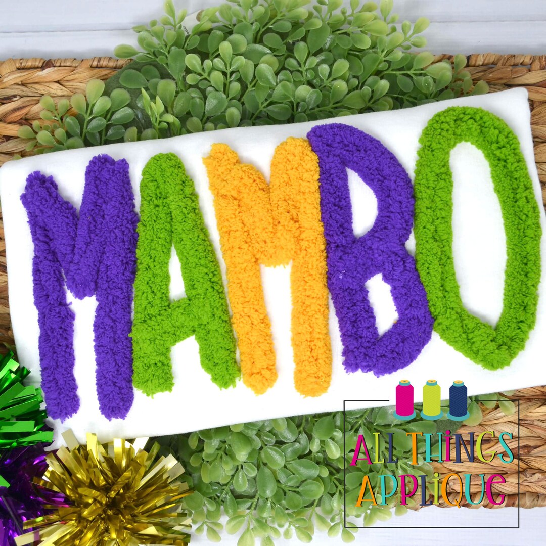 mardi gras yarn shirt