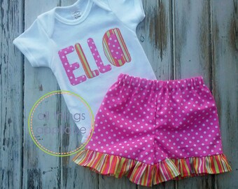 Applique Alphabet Font with a Blanket Stitch Machine Embroidery Applique Design - Behind Beautiful Font