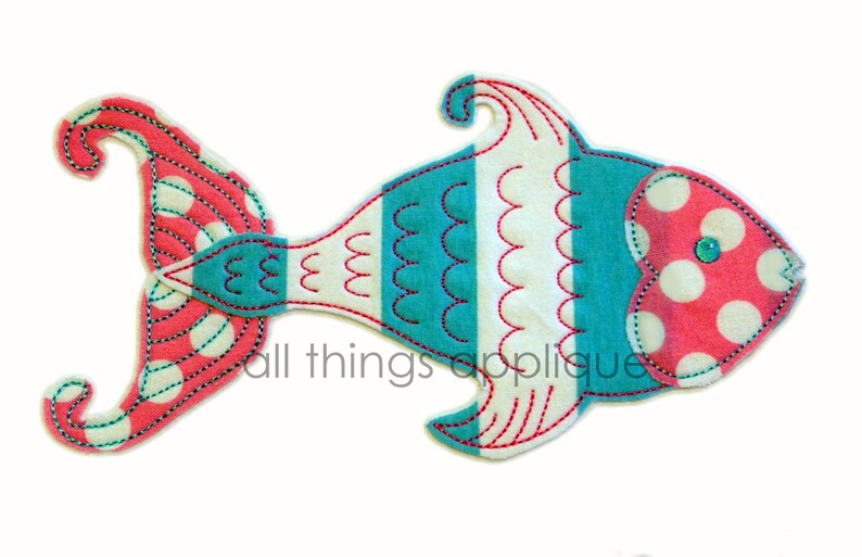 Sea life set 2 applique designs machine jessecmault design  etsy
