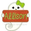 Eliza Quick Vintage Bean Stitch Script Font for Machine Embroidery by ...