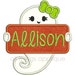 Eliza Quick Vintage Bean Stitch Script Font for Machine Embroidery by ...