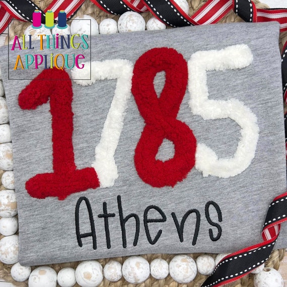 Yarn Numbers Designs - Machine Embroidery Font for Chenille Yarn - Programmed for Machine to Stop in each Number for easy stitching