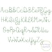 Eliza Quick Vintage Bean Stitch Script Font for Machine Embroidery by ...