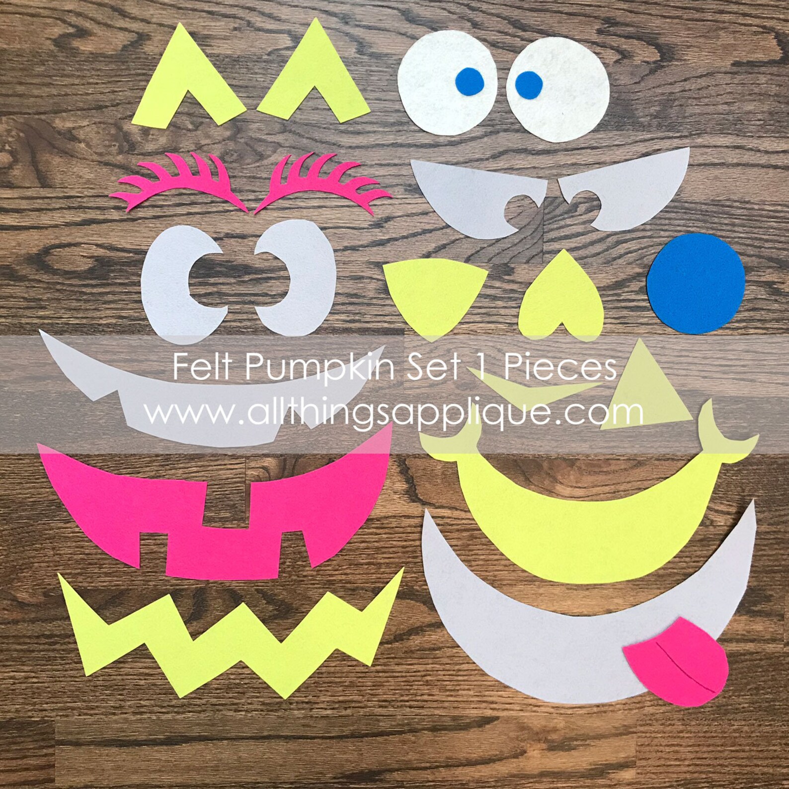 Felt Pumpkin SET 1 DIY Pattern PDF No Sewing No Embroidery - Etsy