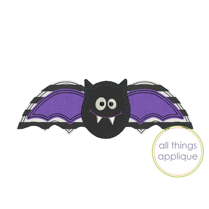 Bat Applique - Etsy