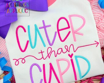 Valentine Design for Machine Embroidery - Cuter Than Cupid