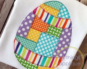 Appliqué patchwork - appliqué paasei - BEAN Stitch (#948) - 4 maten inbegrepen - DIRECT DOWNLOADEN