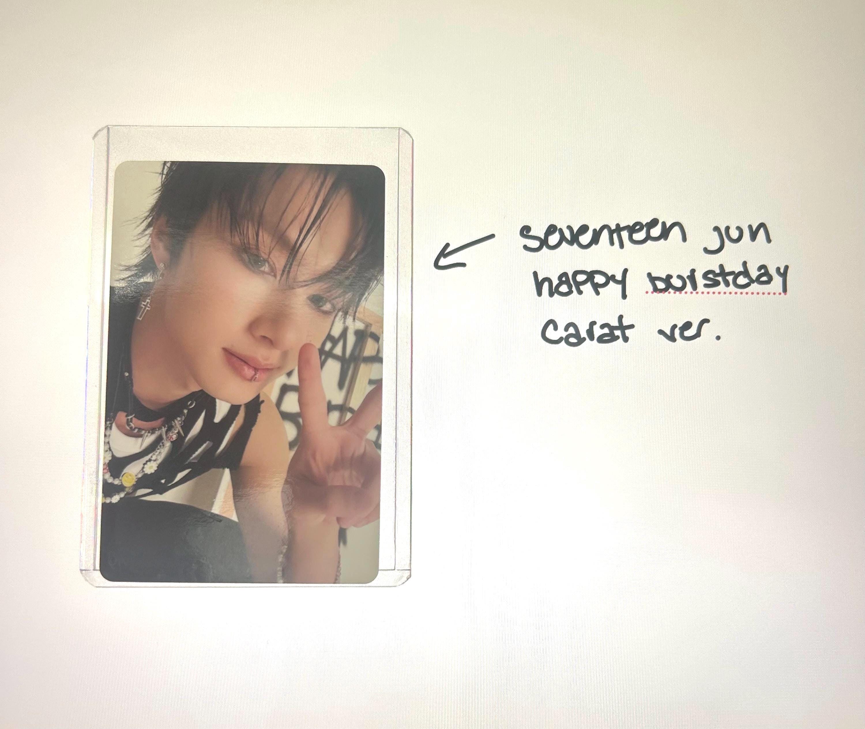 Jun Seventeen Photocards - Etsy