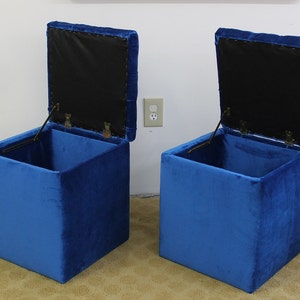 Mid Century Modern storage stools, boxes, footstools, trunks image 4