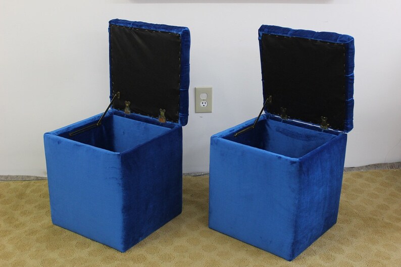 Mid Century Modern storage stools, boxes, footstools, trunks image 4