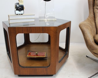 Mid Century Modern hexagonal coffee table |