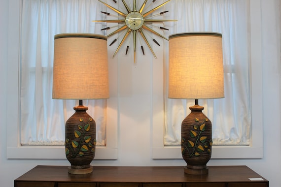 Vintage ceramic store table lamps