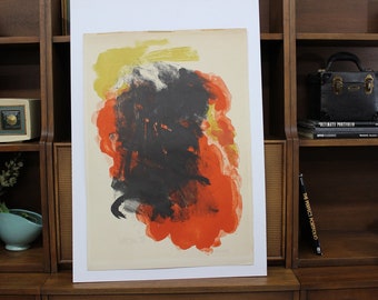 Mid Century Modern, abstract painting by Abraham Rattner
