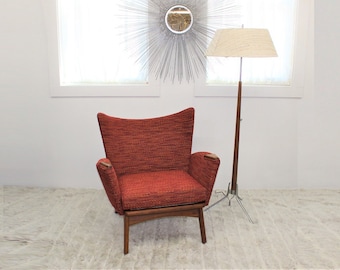 Mid Century Modern Adrian Pearsall small wing back chair
