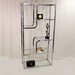 Mid Century Modern, vintage, Danish modern, vintage Milo Baughman Etagere Chrome shelf 