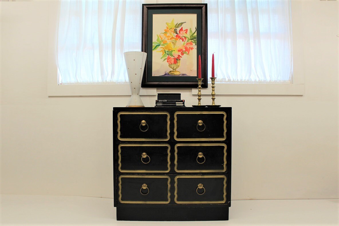 Mid Century Modern Dorothy Draper Espana Chest Of Drawers Etsy