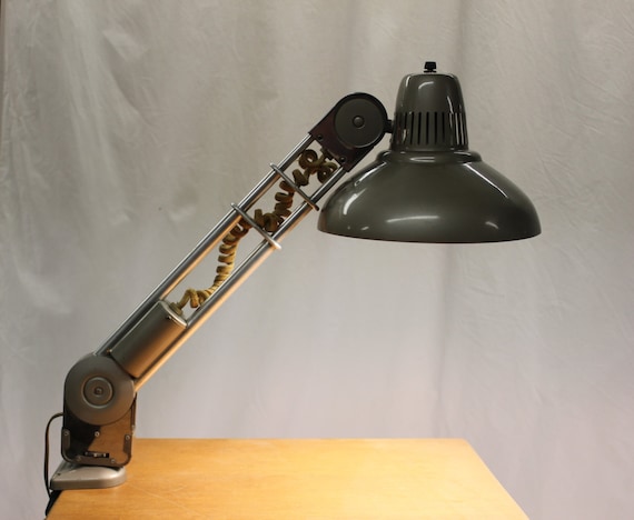 Mid Century Modern industrial articulated lamp