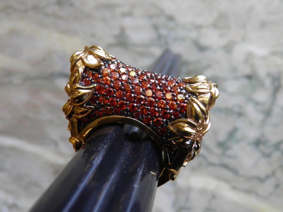 Vintage Dramatic Designer Bold Ring, French by De… - image 4